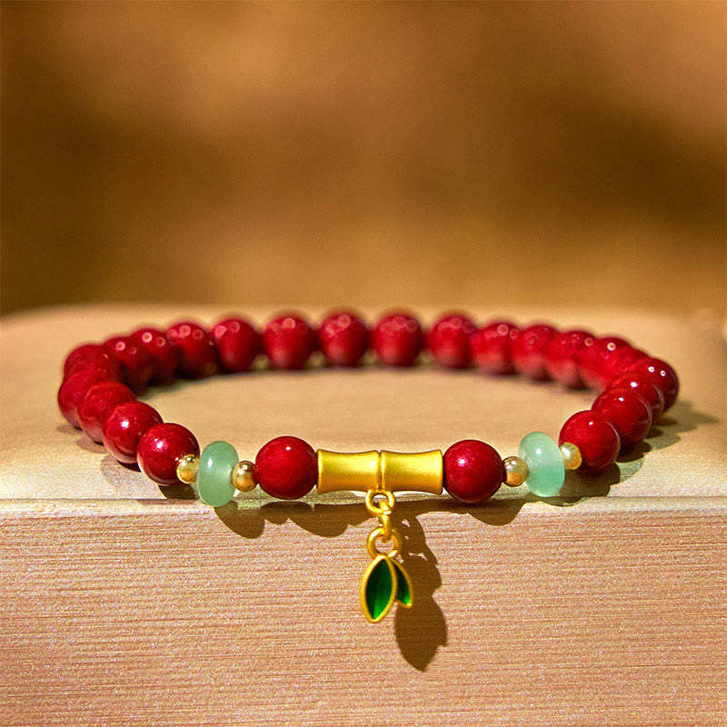 Cinnabar Bamboo Concentration Bracelet