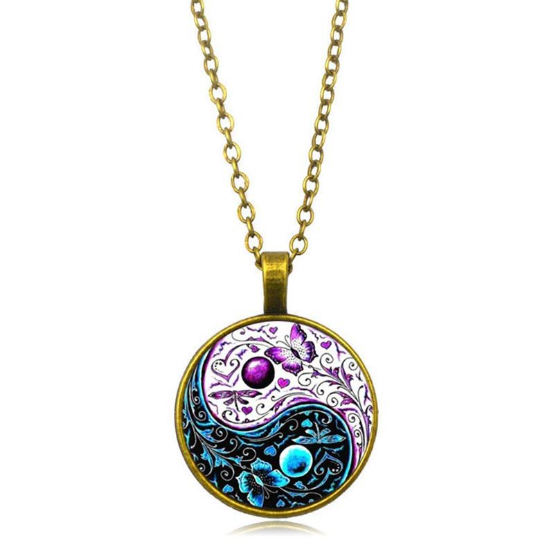 Yin Yang Chain Balance Necklace Pendant