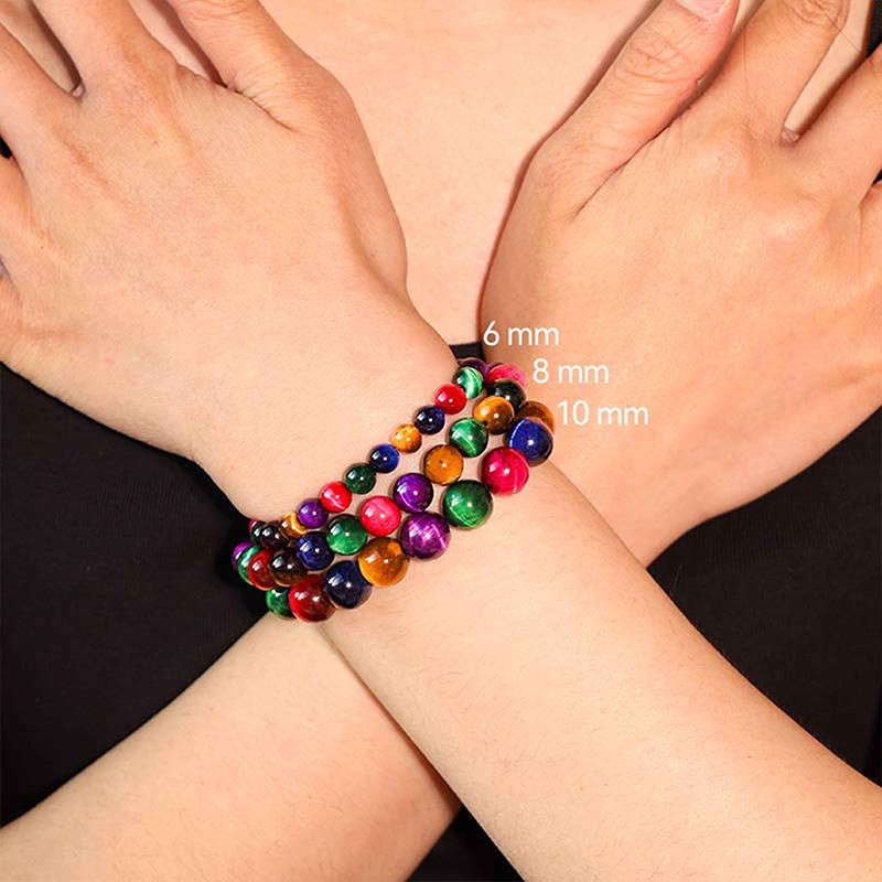 mystic zen Stone Various Tiger Eye Confidence Bracelet