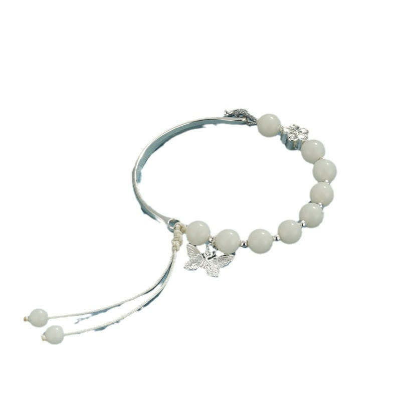Bodhi Seed Butterfly Lotus Luck Wealth Bracelet Bangle