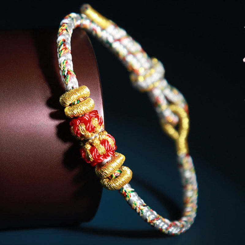 Chinese Zodiac Natal mystic zen Colorful Strings Luck Bracelet