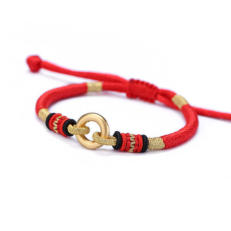 FengShui Lucky Red String Couple Bracelet