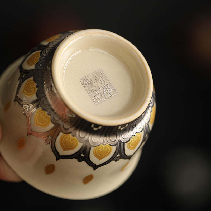 Dunhuang Color Thousand mystic zens Teacup Kung Fu Tea Cup 100ml