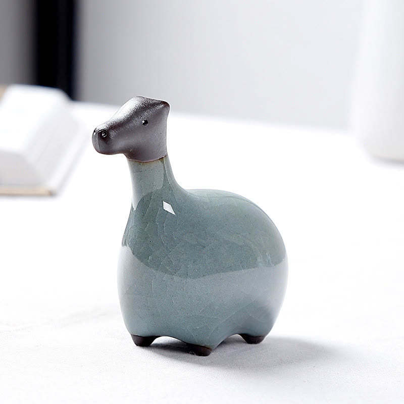 Chinese Zodiac Ceramic Tea Pet Home Decoration