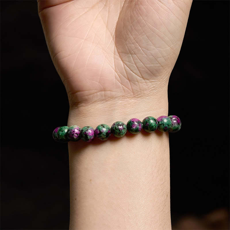 Ruby Zoisite Connection Bracelet