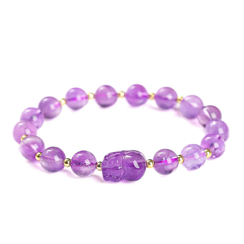 Various Crystal PIXIU Pink Crystal Warmth Bracelet