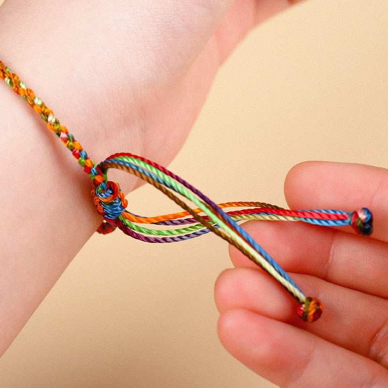May all your wishes come true Lucky Multicolored Bracelet