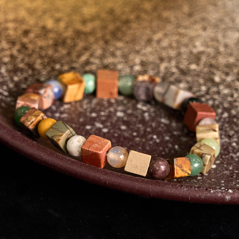 Shoushan Stone Red Agate Prosperity Bracelet