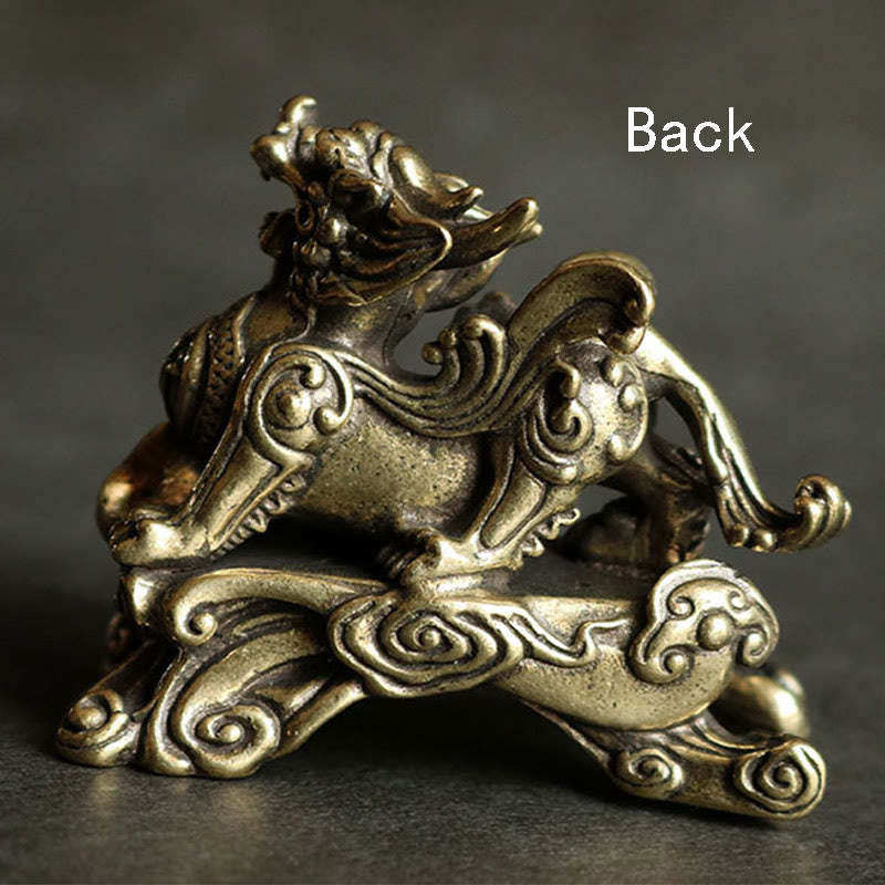 Handmade FengShui PiXiu Copper Wealth Luck Decoration