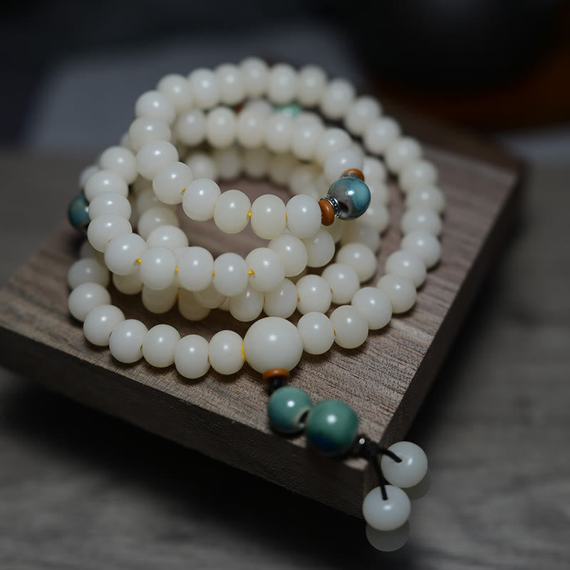 108 Mala Beads Bodhi Seed Keep Away Evil Spirits Calm Bracelet