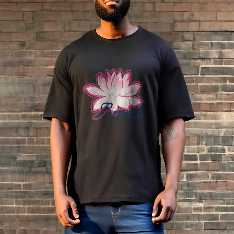 BREATHE Lotus Flower Tee T-shirt