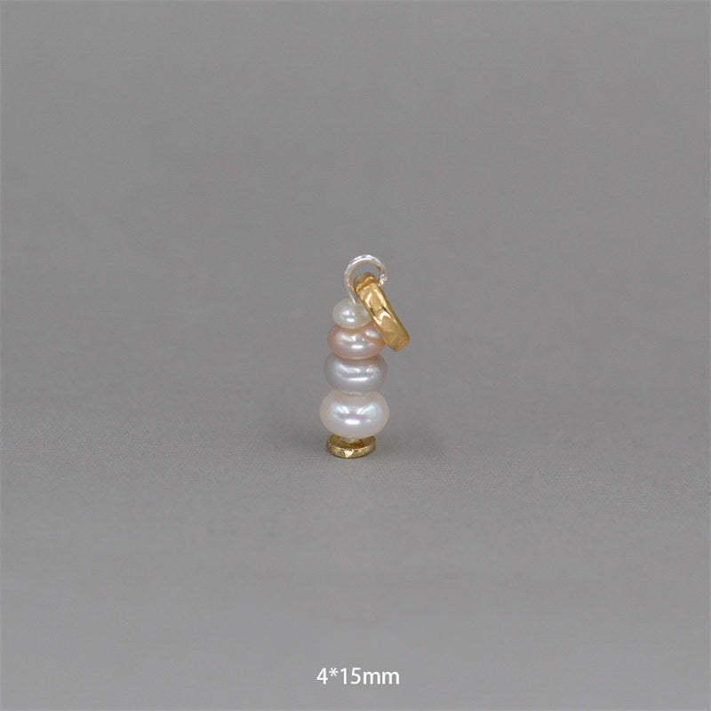 Zen Cairn Labradorite Various Crystals Calm Pendant Necklace