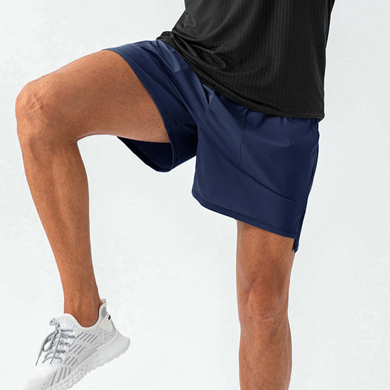 Men's Casual Quick Dry Sports Shorts With Pockets
