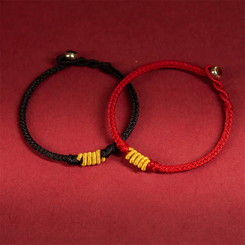 Handcrafted King Kong Knot Luck Protection Braid Rope Bracelet