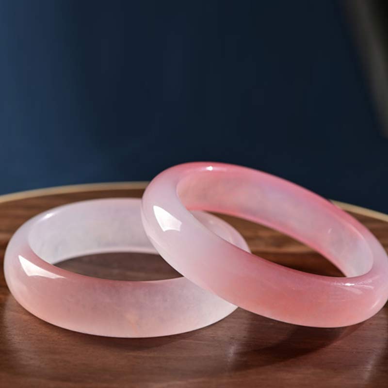 Pink Crystal Love Warmth Bracelet Bangle
