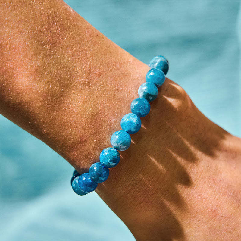 mystic zen Stone Apatite Motivation Bracelet