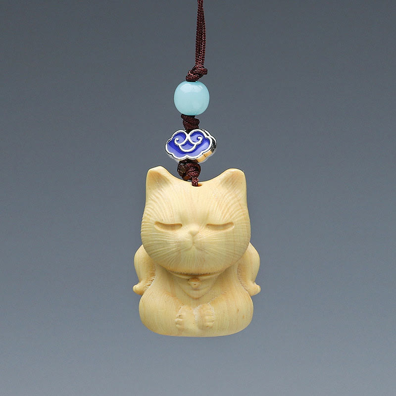 Thuja Sutchuenensis Green Sandalwood Boxwood Mini Cute Animal Rabbit Cat Deer Whale Prosperity Phone Hanging Decorations
