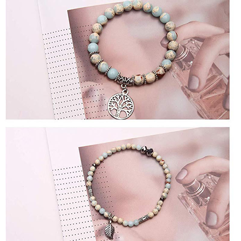 Tree Of Life Turquoise Balance Bracelet