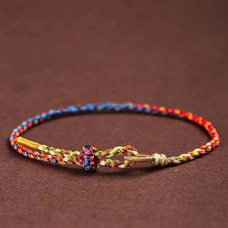 Handcrafted Luck Colorful Rope Child Adult Bracelet