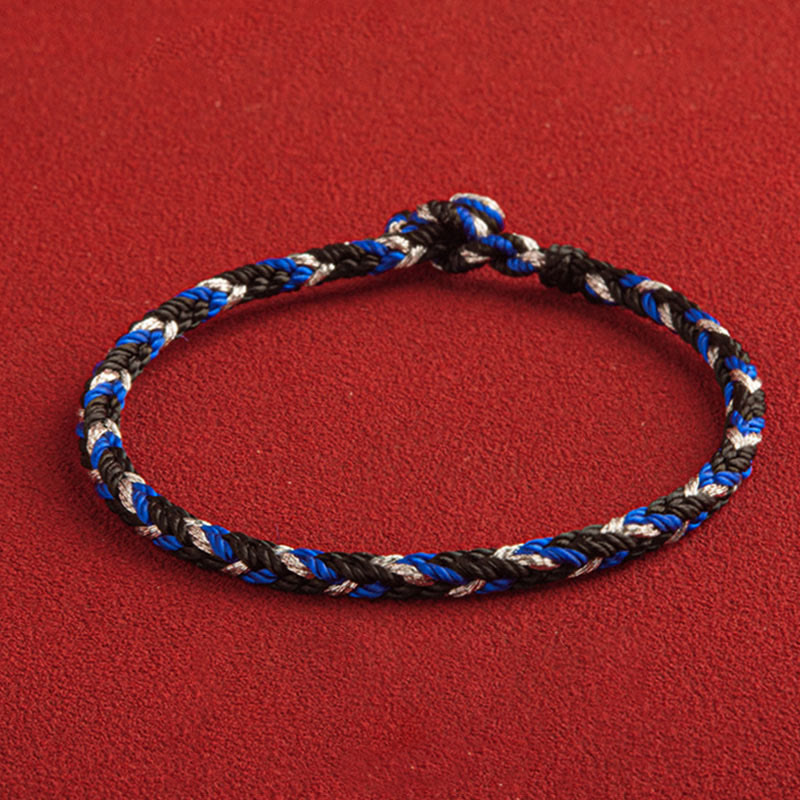 May prosperity fill your life Lucky Multicolored Bracelet