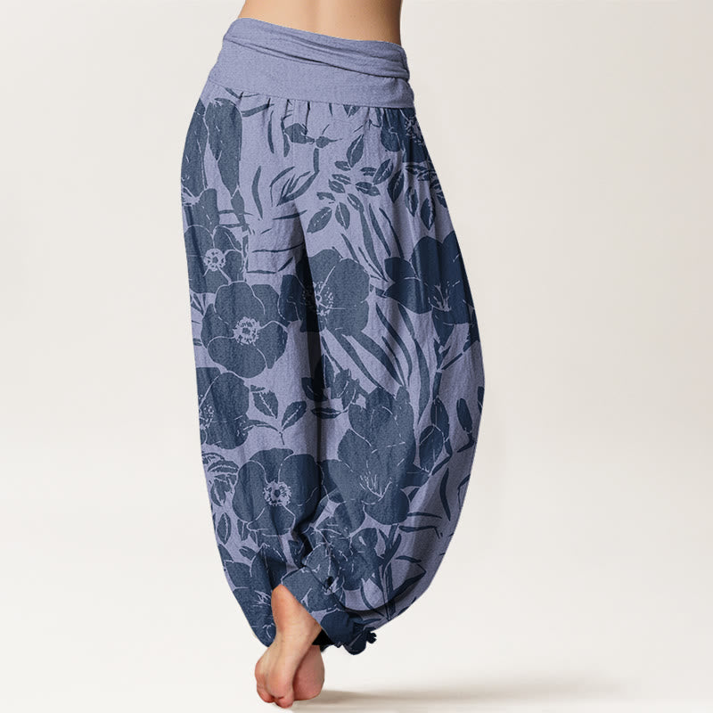Casual Magnolias Women's Elastic Waist Harem Pants