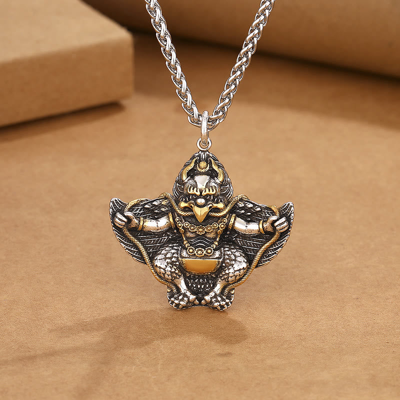 Tibet Garuda Bird Copper Protection Necklace Pendant