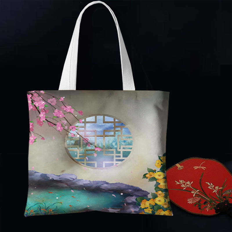 Canvas Colourful Shoulder Bag