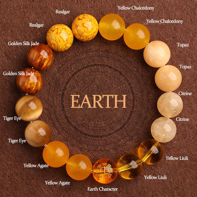 Five Elements Various Agate Balance Luck Bracelet