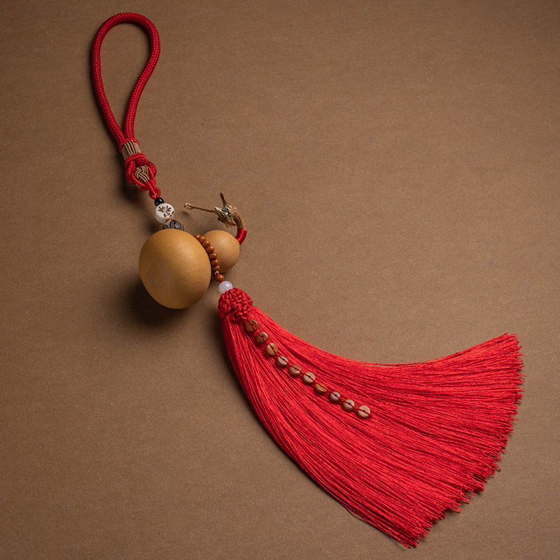 Feng Shui Coins Gourd Chinese Knot Lucky Coins Five Emperor Money Wealth Tassels Decoration