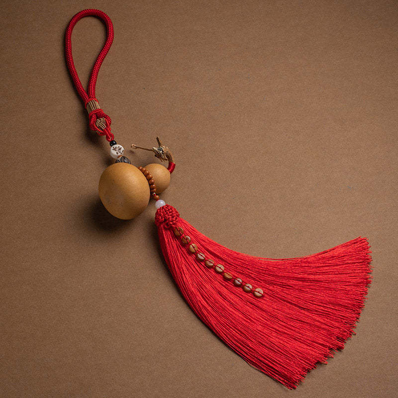 Feng Shui Coins Gourd Chinese Knot Lucky Coins Five Emperor Money Wealth Tassels Decoration