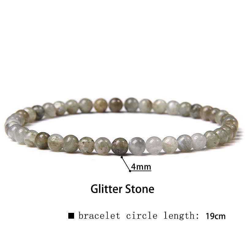 4mm Various Stone Crystal Mini Beads Healing Bracelet