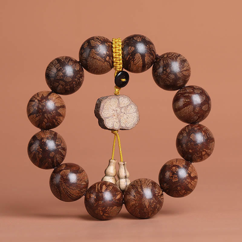 Plum Blossom Wood Inner Peace Bracelet