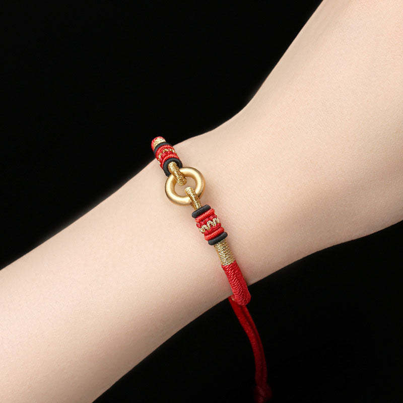 FengShui Lucky Red String Couple Bracelet