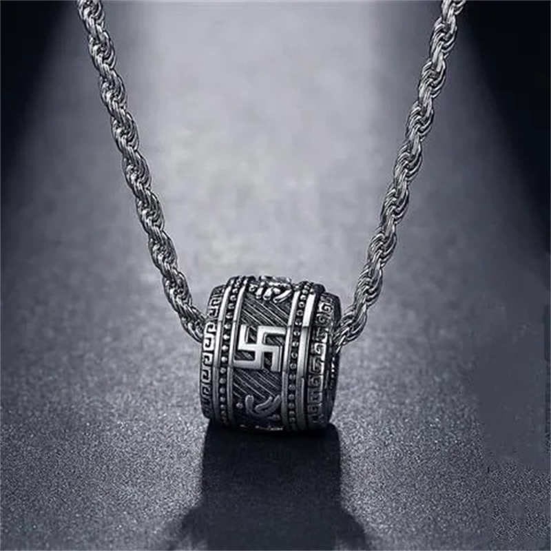 Tibet Om Mani Padme Hum Protection Necklace Pendant