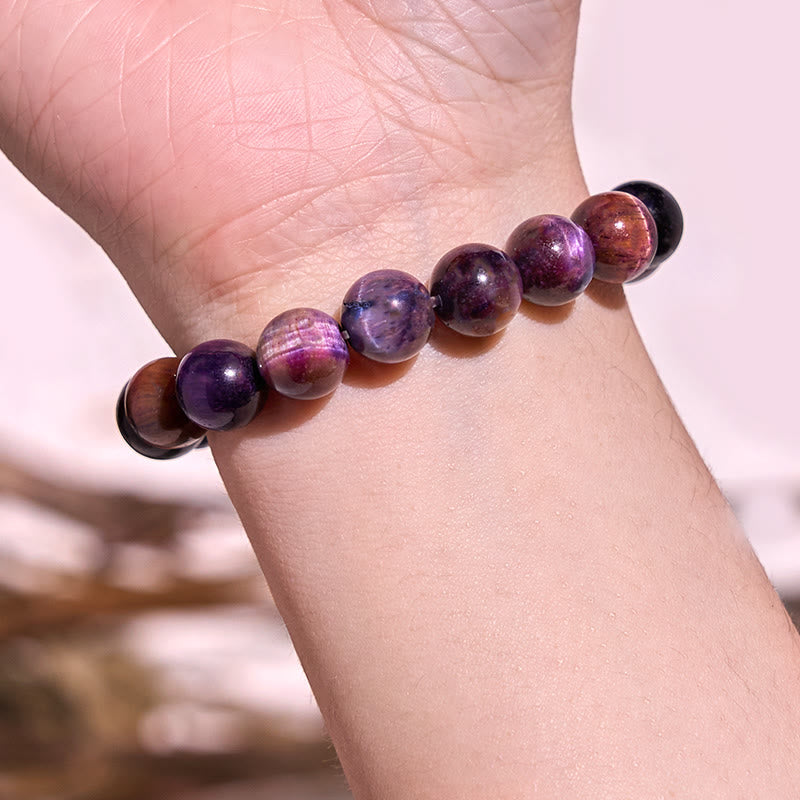 Keep Calm Purple Series Healing Love Bracelet