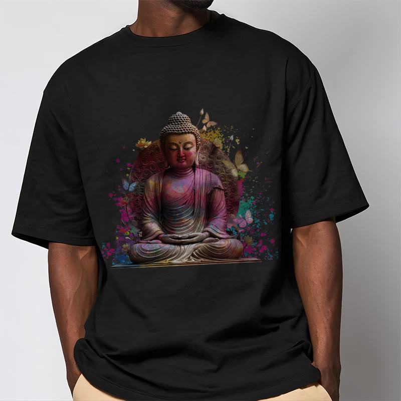 Butterfly Meditation mystic zen Tee T-shirt