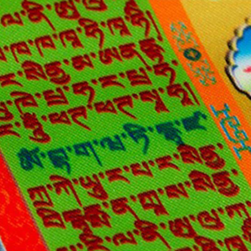 Tibetan 10 Colors Windhorse mystic zen Healing Auspicious Outdoor Prayer Flag
