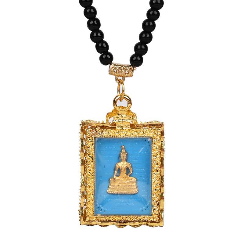 Obsidian mystic zen Serenity Pendant Necklace (Extra 30% Off | USE CODE: FS30)