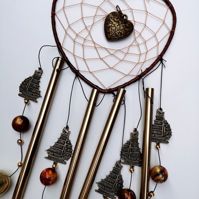 Dream Catchers Love Elephant Boat Wall Hanging Chime Bell Handmade Home Decoration