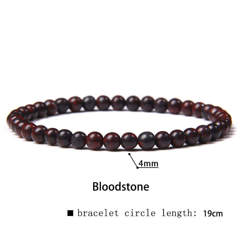 4mm Various Stone Crystal Mini Beads Healing Bracelet