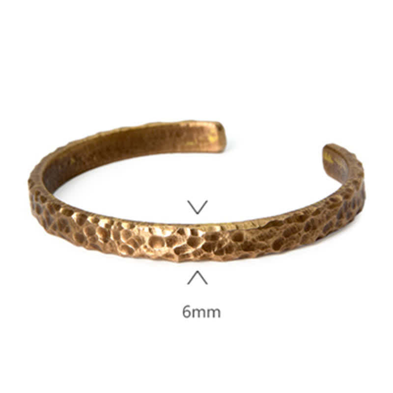 Simple Design Copper Wealth Cuff Bracelet