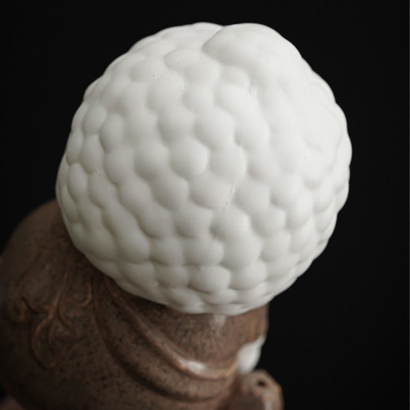 mystic zen Sitting Standing Reclining Ceramic Healing Incense Burner Desk Decoration