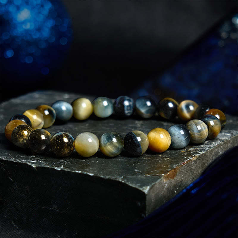 mystic zen Stone Various Tiger Eye Confidence Bracelet