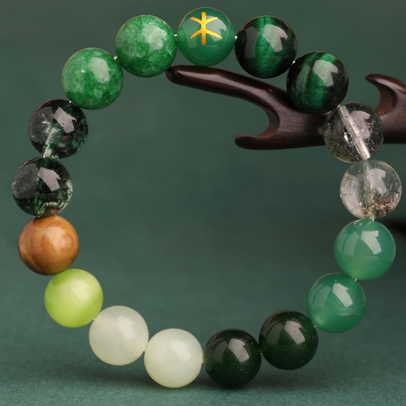 Five Elements Various Agate Balance Luck Bracelet