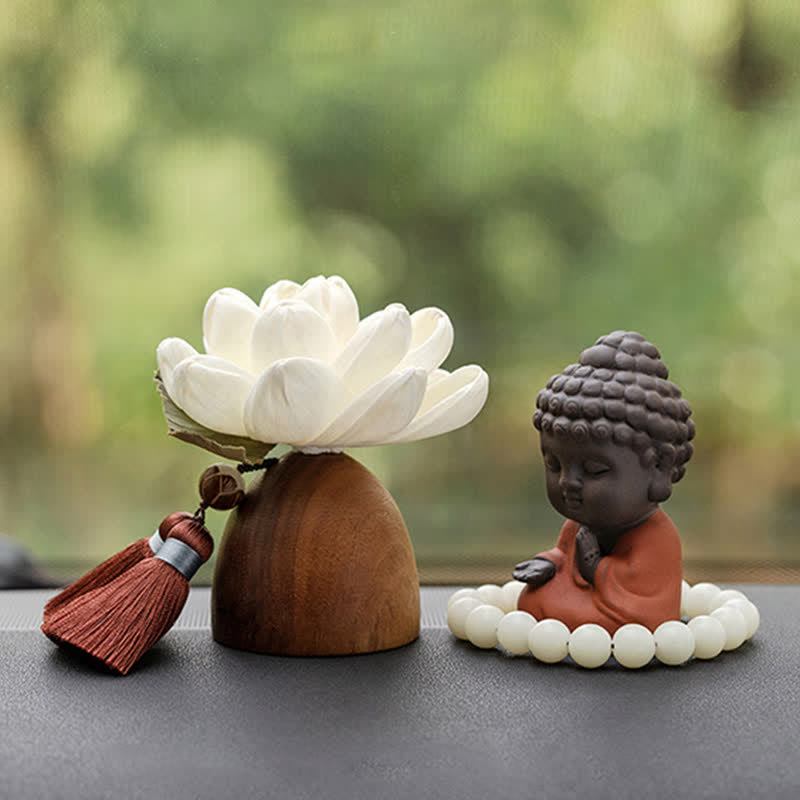 Black Peach Wood mystic zen Flower Calm Cure Decorations