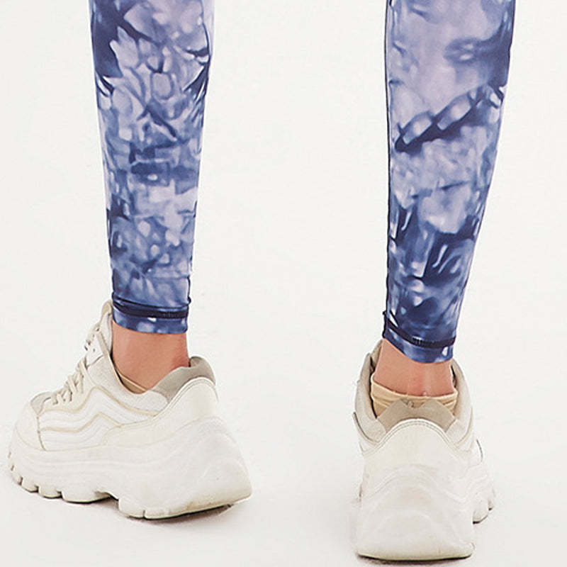 2Pcs Floral Flowers Print Crop Tank Top Pants Sports Gym Outfits Fitness Yoga Women's Yoga Sets