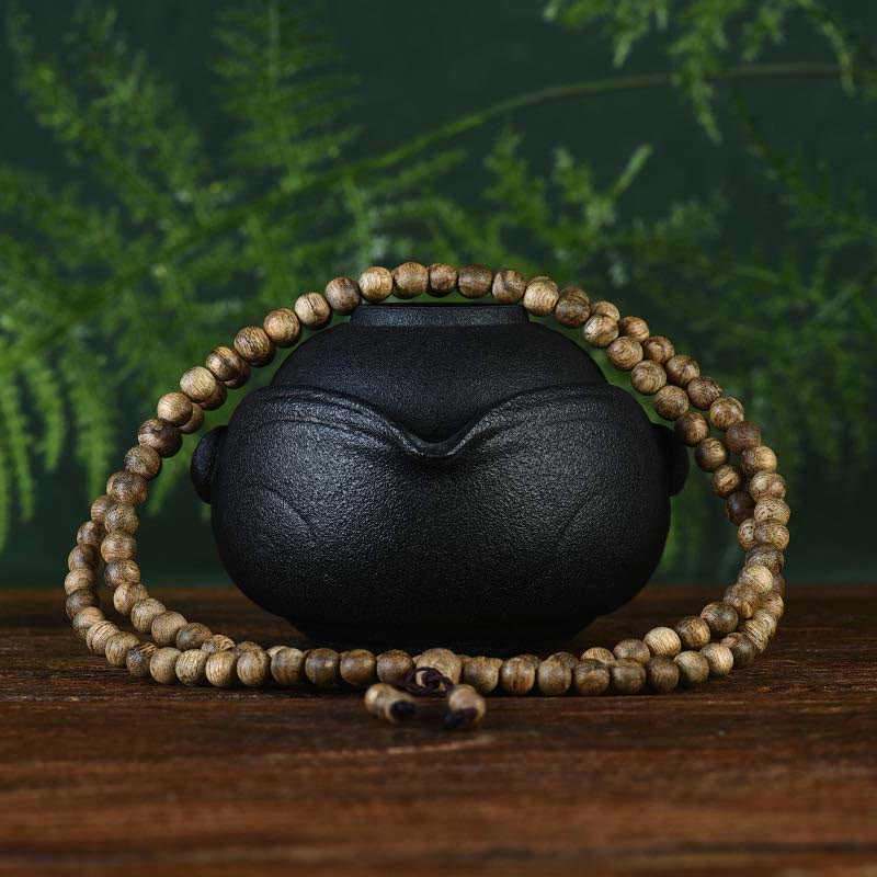 108 Mala Beads Hoi An Agarwood Ward Off Evil Spirits Bracelet