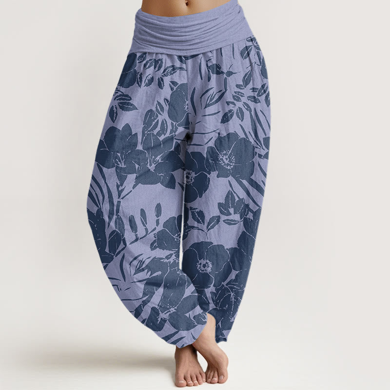Casual Magnolias Women's Elastic Waist Harem Pants