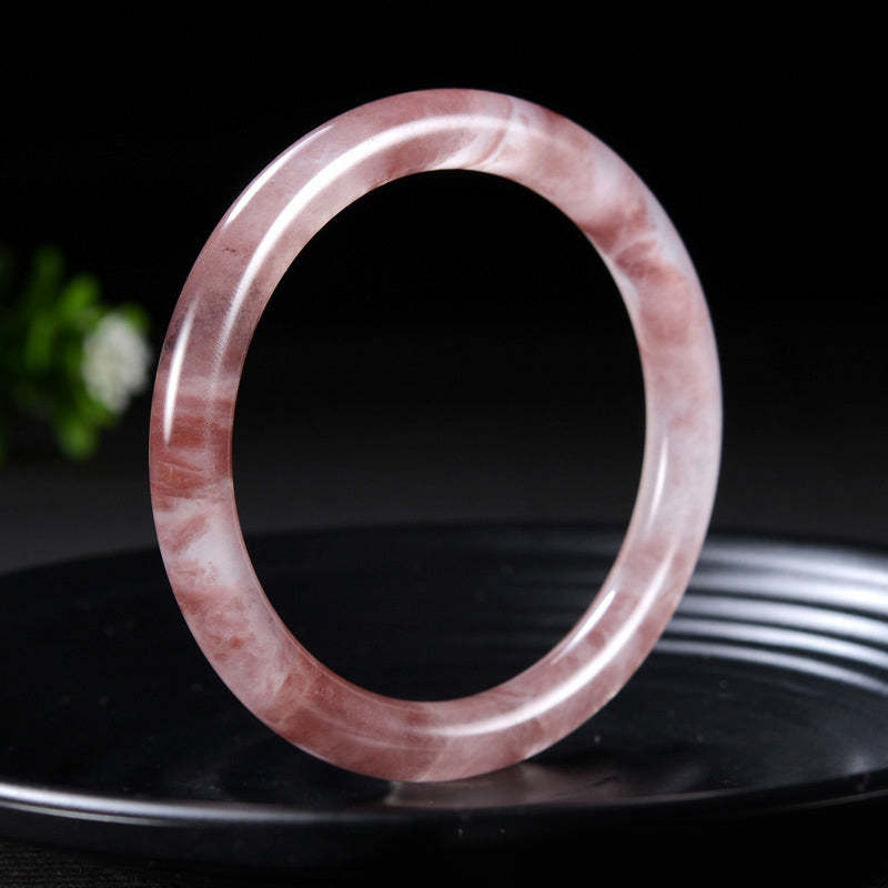 Purple Jade Happiness Protection Bracelet Bangle