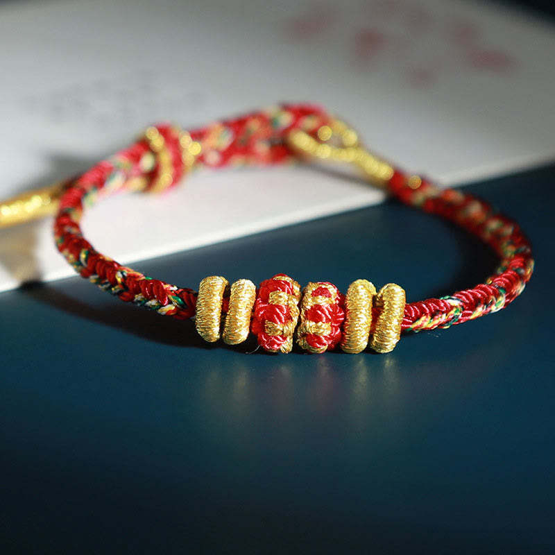 Chinese Zodiac Natal mystic zen Colorful Strings Luck Bracelet